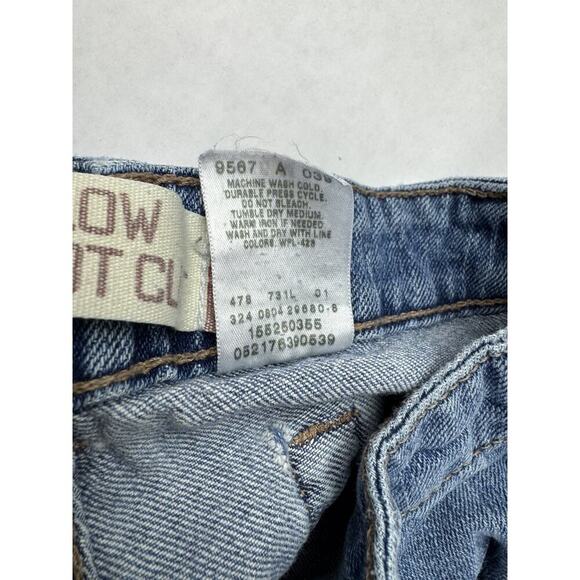 Vintage Y2K Levis 525 Nouveau Low Bootcut Grunge Jean Light Wash Western Women 6 - Picture 10 of 11